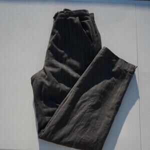 Women's Grey and Navy Tailored-trouser